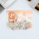 Hair hair clip "Helayed" butterfly, 9 cm, silver-white