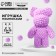 Toy pompons "Bear", lilac