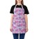 Apron of a kitchen with a photo print "shallow hearts", adjustable, size OS