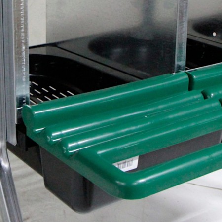 Nest for chickens of layers Platinum, 2 sections, on legs, with an ovum-1