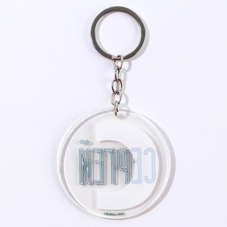 Acrylic key a keychain "Sergey", Diam. 6 cm-5