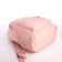Young backpack from textiles on lightning, 4 pockets, pink color