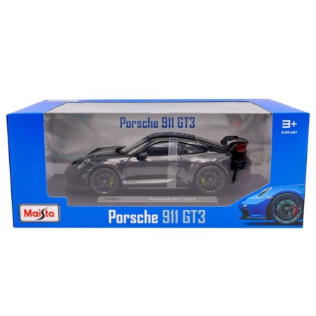 MASTO DIE-CAST 2022 Porsche 911 GT3, 1:18, Black color-3