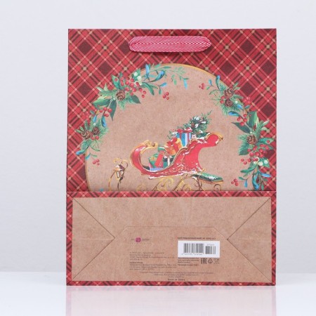 Gift package "New Year's sleigh" 26 x 32 x 12 cm-3