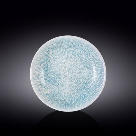 Deep plate Wilmax England Coral Blue, D = 23 cm