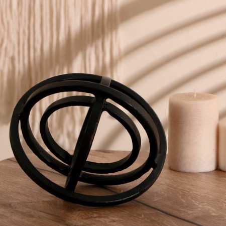 Abstraction "Atom" aluminum 22 cm-2