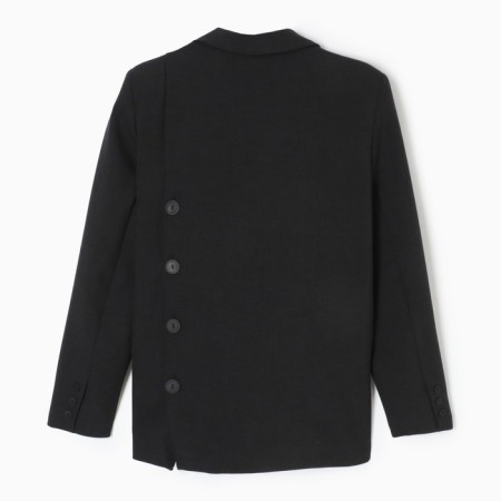 Women's jacket with buttons on the back MIST, R.XS-S, black-11