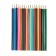 Pencils 18 colors "machine", wooden, hexagonal