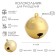 Bell, d = 3.4 cm, gold