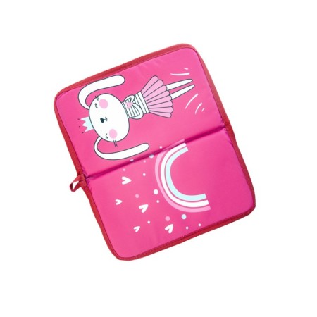 Garbage rug, "bunny", 30x36 cm, for retraining, fuchsia