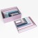A set of rectangular boxes of 15v1 "lavender" 47.5 x 36 x 17.5- 13 x 8 x 4.5 cm