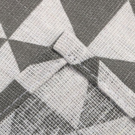 Apron of Dolyana "Triangles", gray color, 60 x 67 ± 4cm, 100%PE-4