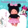 Pups in Minnie Mouse costume