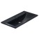 Sink uperwood Foster Quartz 90 cm, quartz, black matte, coal