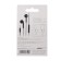 Headphones Borofone BM30, inserts, microphone, jack 3.5 mm, cable 1.2 m, black