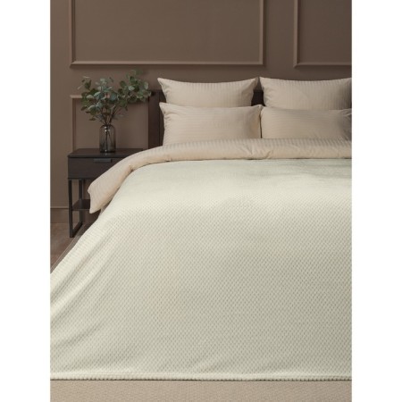 Texrepublic blanket, size 200x220 cm, champagne color