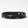 Silicone bracelet "On the buttons", the color is black