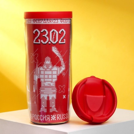 Thermost man with the insert "Warrior", 350 ml-2