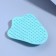 Massage - brush, anti -cellulite, 14 × 12 × 3.5 cm, blue color