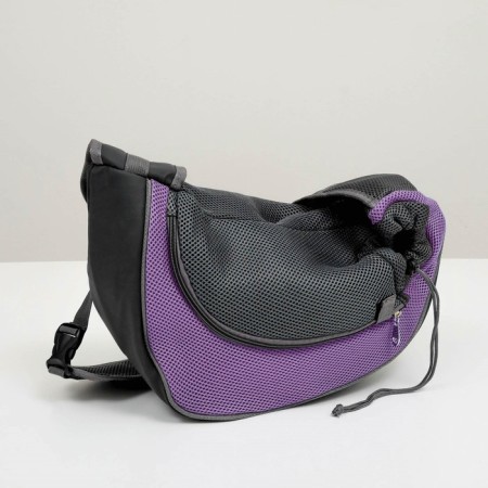 Slide-carrier bag for animals, 42 x 25 cm, purple-6