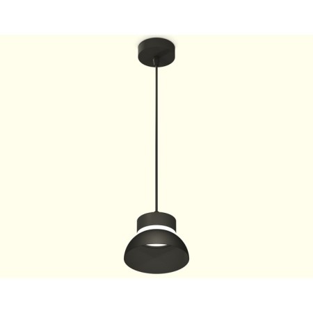 Suspended Ambrella Light, XP8111050, GX53 LED 12 W, Black Black Sand, white matte-2