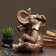 Pigger "Elephant Sitting" Bronze, 40x23x29cm