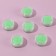 A set of sparkles for decor, small grinding, light color, 6 pieces