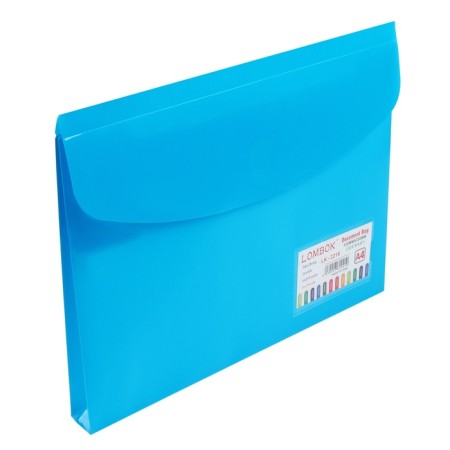 A4 Velcro folder, 180 md, with extension, make-up pockets, mix-1