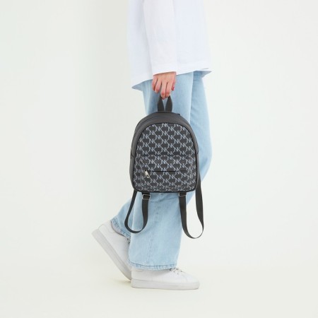 School backpack on lightning, dark gray color-7
