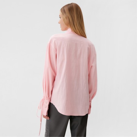 Women's shirt Minaku: Casual Collection Pink color, pr 42-4