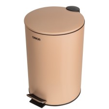 Garbage bucket with the pedal Orion 410122, 12 l, beige matte color