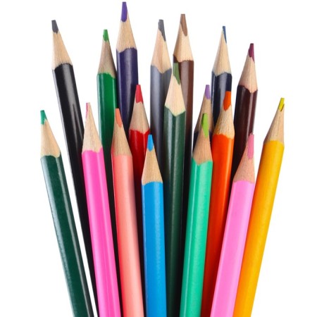 Colored pencils, 18 colors, trihedral, puppy patrol-6