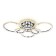 LED ceiling LED with Ambrella Light, Original, Fa413, 6xLED, 132 W, 9900LUM, 3000-6400K, Chroma, Transparent, Transparent