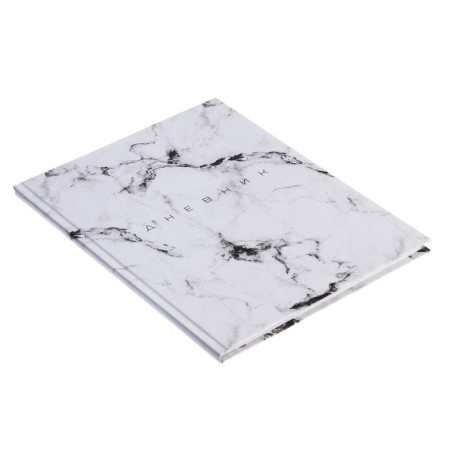 Universal diary for grades 1-11, "light marble", solid cover 7BC, glossy lamination, 40 sheets-2