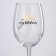 A glass for the wine "Dad Buik", 360 ml