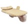 MACLAY inflatable automobile mattress, 137x88x45 cm, with a pump