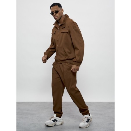 Sports suit men's, size 48, brown color-17