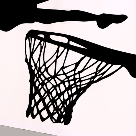 Sticker 3D Interior basketball 57*40cm-2