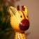 Souvenir "Girafic" hanging paws, wood 40 cm