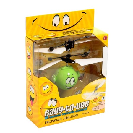 Superbol "Smile", works on the battery, the color is green-4