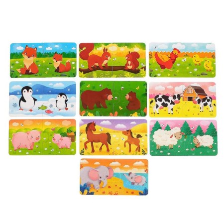 Pair puzzles "Where is my mom?"-1