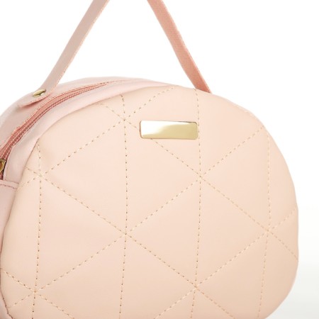 Bag Cross-Bodi with a zipper, pink color-3