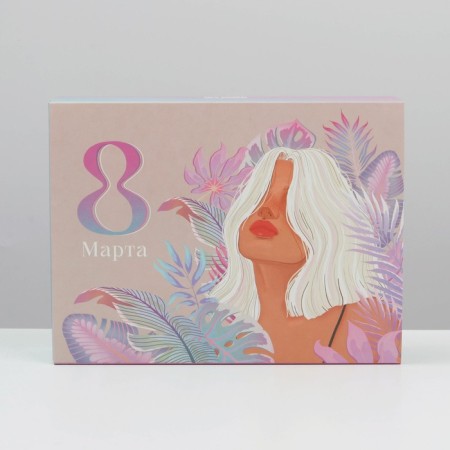 Confectionery box, packaging, “March 8”, 20 x 15 x 5 cm-3