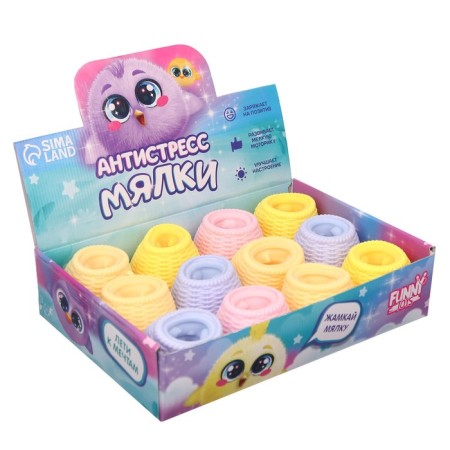 Antistress Mick "Chip", Mix colors, in showbox-6