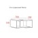 CHARTE CHETER table, 700x500x350, concrete/white