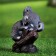 Garden figure "Sleeping Coala" 5x13x16cm