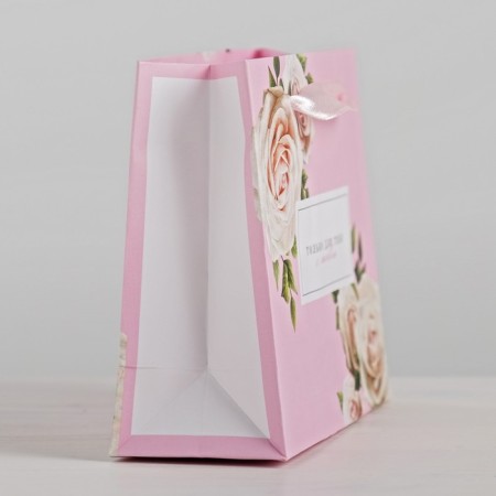 Gift laminated horizontal package, packaging, “only for you with love”, s 12 x 15 x 5.5 cm-1