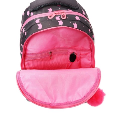 School backpack, 40 x 27 x 20 cm, Grizzly 360, ergonomic back, laptop compartment, gray RG-360-5_2-8