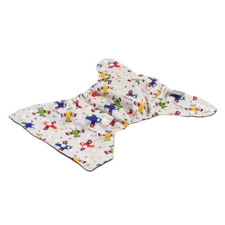 Panties-scammers, reusable, carbon-bamboo fabric, “aircraft”, from 0-36 months.-5