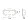 Calle lamp, 6x6W Led, 4000k, 510lm, IP54, gray color.